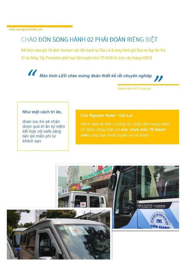 Cao Nguyen Hotel Pleiku Kültér fotó